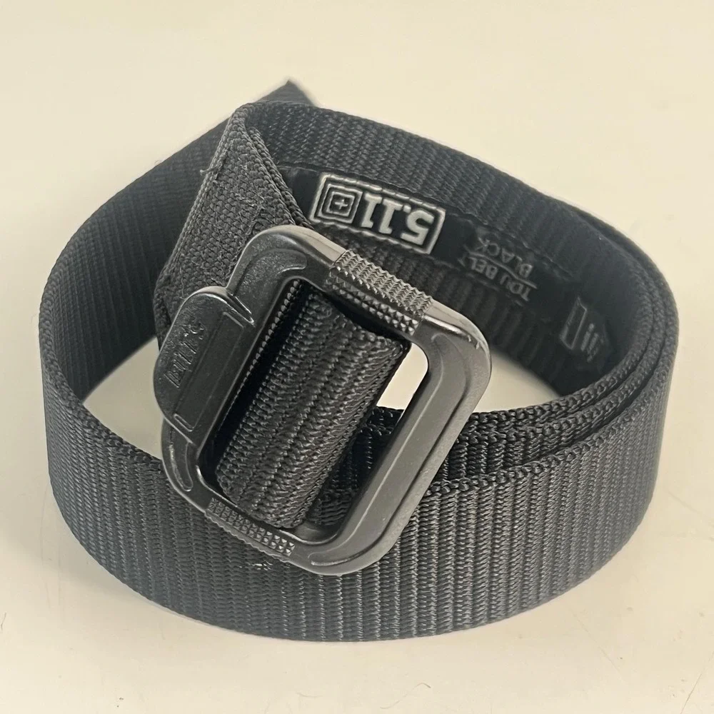 5.11 Belt Mens Medium 32-34 Black Nylon TDU Tactical Duty Webbing 59551